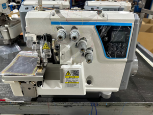 Industrial Overlock <b>Sewing</b> <b>Machine</b> Flat-Bed Computerized Thread Trimmer Motor Full Speed Continuous Stitching - Product Image 1
