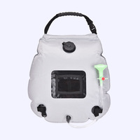 Usine Portable Solaire Camping Douche Pliable 5 Gallons Tuyau De Chauffage 20L Sac Chauffe-Eau Essentiel Camping En Plein Air Gear