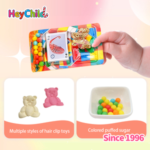 Set di Giocattoli per Bambini con Etichetta Privata Personalizzata, Clip per Capelli, Carte da Gioco con <span class=keywords><strong>Animali</strong></span>, <span class=keywords><strong>Zucchero</strong></span> Colorato Soffiato, Sacchetto di Frutta Divertente - Product Image 3