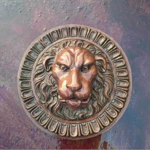 Üreticileri doğrudan satış özelleştirilmiş bahçe dekoratif el oyma zarif bronz açık havada aslan kafası heykel - Product Image 5