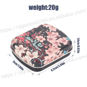 Tailai nhà máy Bán buôn giá đa màu sắc tùy chọn an toàn đóng cửa hoa mẫu thiết kế kích thước nhỏ gọn hộp thiếc hộp gỗ - Product Image 5