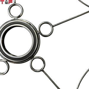 Ruota di fuoco con nucleo a cuscinetti circolari, bastone di fuoco, accessori per spettacoli di fuoco da circo - Product Image 3