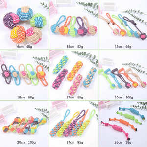 Venta caliente Ecológico Perro Masticar Juguetes para mascotas Durable Cuerda de algodón Bola de juguete - Product Image 2