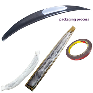 For A3 S3 RS3 8V Style Real Carbon Fiber Material <b>Rear</b> <b>Spoiler</b> Trunk Wing 2013-2020 - Product Image 6