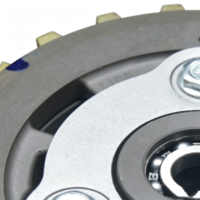 Kit d'embrayage pour moto DUOGAO Easy Install Low-noise AX100, matériau composite, embrayage à friction, coefficient de friction élevé
