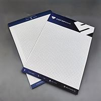 Bloc-notes personnalisé en gros avec logo, format A4, style professionnel simple, papier quadrillé, bloc-notes détachable, papier A4, bloc-notes imperméable