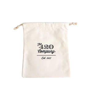 Reusable Custom Logo Printed Organic Cotton Linen Drawstring Boots Shoes Shopping <b>Bag</b> Large Muslin Cotton <b>Dust</b> Pouch - Product Image 4