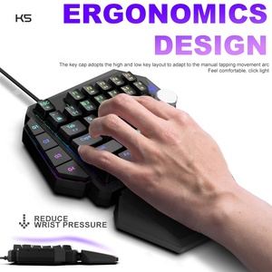 Una mano teclado conjunto con conductor una mano Teclado mecánico - Product Image 6