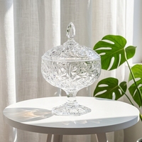 Bocal en verre sodocalcique transparent avec couvercle, style vintage, qualité alimentaire, pour rangement de cuisine, vente en gros, bocaux décoratifs pour mariage