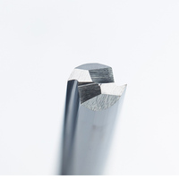 Fraises de gravure droites CNC en carbure, outils à deux cannelures de 6mm 8mm pour bois, 1 pièce