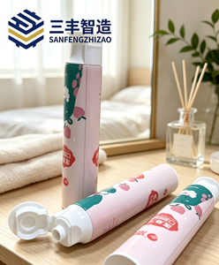 หลอดบีบยาสีฟันลายการ์ตูนพร้อมฝาเปิดปิดสำหรับยาสีฟันเด็ก - Product Image 5