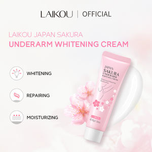 Crema Blanqueadora para Axilas Laikou Japan Sakura, Crema Blanqueadora para Axilas Oscuras, 30g 1.06oz, Hidratante e Iluminadora - Product Image 2