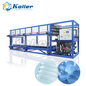 Máquina para hacer hielo de bloque transparente de refrigeración directa Koller TB10 Máquina para hacer hielo de bola transparente Máquina para hacer hielo de esfera de whisky