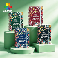 Cahier scolaire personnalisé A5 à spirale, cahier d'exercices pour étudiants, 100 à 120 feuilles lignées, journal d'écriture pour fournitures scolaires