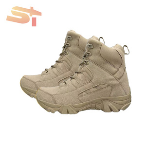 Zapatos de Exterior de PU con Cordones y Caña Alta SIKE para Hombre, Zapatos de Senderismo y Montañismo de Talla Grande, <span class=keywords><strong>Botas</strong></span> Tácticas - Product Image 4