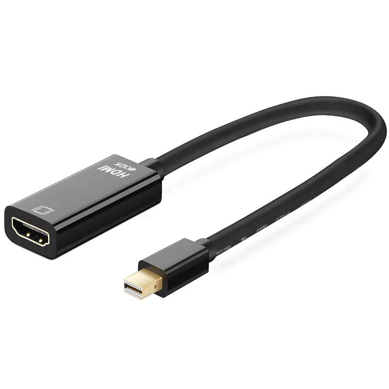 Cabo adaptador dp 2 mi, adaptador hd mi-conversor para macbook pro air 4k * 2k hdtv mini dp cabos de exibição