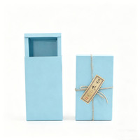 Boîtes d'expédition pliables personnalisables en carton kraft ondulé avec fenêtre, recyclables, imprimées par estampage, pour l'emballage de bougies et de portefeuilles