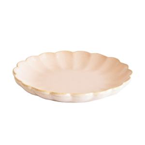 Platos nórdicos Plato Esmalte reactivo Rosa Irregular Platos Conjuntos Cena 20cm Plato lateral de boda - Product Image 5