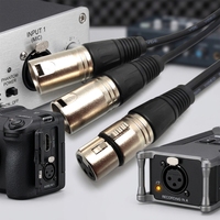 Kabel Ekstensi Splitter Audio 3pin 2*XLR Male 1*XLR Female dengan Selubung PVC untuk Speaker, Mikrofon, Mixer, Amplifier, Monitor, Pemutar DVD