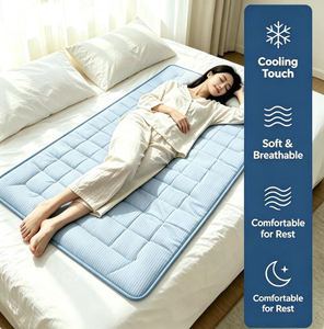 Wholesales Cooling <b>Pad</b> Portable Gel Cooling Mattress <b>Pad</b> Waterproof <b>Bed</b> Sleep Mat Cold Mat Gel for <b>Bed</b> for Relieves Summer Heat - Product Image 2