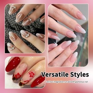 Gel UV LED 5ml à haute élasticité en résine naturelle non toxique, 60 couleurs, longue durée, pour nail art, gel coussin Pat Pat, vente en gros - Product Image 2