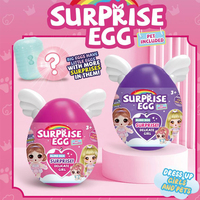 Vente en gros d'ailes d'ange Oeuf surprise géant Mini poupée en plastique Jouet de simulation Jeu de rôle interactif Jouets