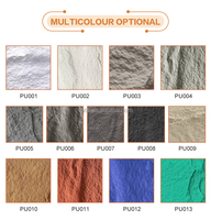Revêtement mural en fausse pierre naturelle utilisé pour la décoration murale d'intérieur Panneau mural en pierre artificielle en polyuréthane imperméable PU Future Stone