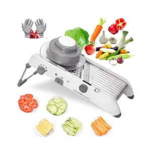 रसोई पेशेवर सब्जी कटर Spiralizer Multifunctional स्टेनलेस स्टील Mandoline स्लाइसर