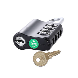 <span class=keywords><strong>Cadenas</strong></span> à combinaison à <span class=keywords><strong>4</strong></span> <span class=keywords><strong>chiffres</strong></span> avec clé principale - Product Image 2