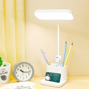 Lampe de table rechargeable par USB, lampe de chevet <span class=keywords><strong>LED</strong></span> pour chambre à coucher, dortoir, protection des yeux, 3 niveaux de luminosité réglables, lampe de bureau tactile - Product Image 2