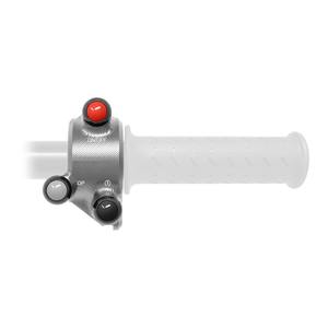 Couvercle de commande d'accélérateur avec interrupteur de guidon intégré pour Ducati Hypermotard 939 (Titane) - Product Image 5