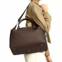 Sac à dos à langer en cuir végétalien de haute qualité pour maman, imperméable, sac de voyage et organisateur 3-en-1 pour couches de bébé