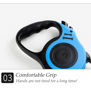 Guinzaglio per Cani e Gatti Retrattile Premium di Lusso con Logo Personalizzato, Corda in Nylon Regolabile e Resistente - Product Image 3