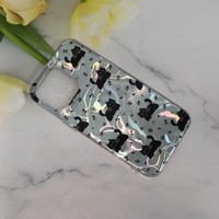 Étui de téléphone portable imperméable avec nœuds papillon pour X 14 15 16 17 Pro Max, étui de téléphone léopard pour Samsung A03 A36 S26 Ultra A55 A04