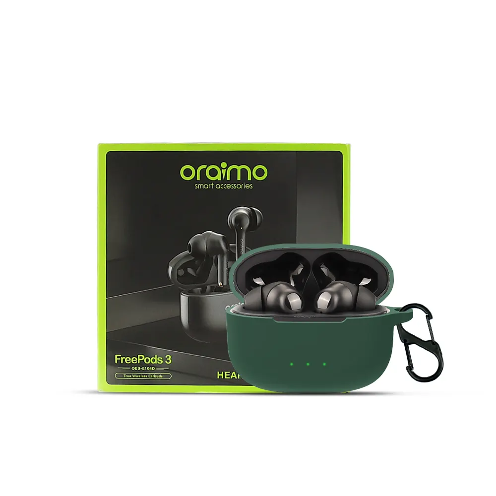 Échantillon gratuit pour Oraimo FreePods 3 écouteurs accessoires d'écouteurs sans fil oraimo freepods 3 housse étui antichoc