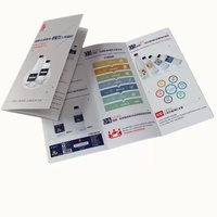 Impresión Offset a Todo Color Comercial, Folleto de Introducción Empresarial Multidoblado