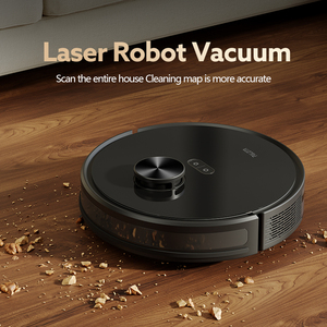 Robot Aspirador Láser ZX8 con Succión de 4000Pa, Control por Aplicación y Navegación LDS para Limpieza del Hogar - Product Image 1