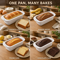 Moule à pain en silicone Smartpan en gros, design coloré avec saupoudrage, avec poignées, pour toasts, gâteaux et pains