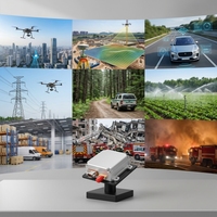 Antenne anti-brouillage intégrée à fréquence unique 4 éléments 50*50mm BDS B1 / GPS L1 / Galileo E1, pour micro-drones