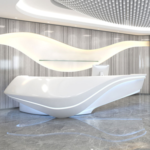 CR018 Barra de Recepción Artística de FRP con Tira de LED de Bajo Mantenimiento para Vestíbulo, Espacio de Trabajo Compartido, Lugar de Eventos, Biblioteca, Galería - Product Image 3