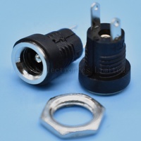 Mini DC-022B 5.5x2.1mm 2-Pin Soket Daya DC Tembaga Tahan Air Jack Colokan Listrik Berperingkat IP56