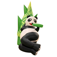 Mascotte gonflable personnalisée en forme de panda, personnage de dessin animé pour la publicité, les événements de parc et la décoration de festivals