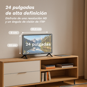 กรุนเคลทีวีแอลอีดี 24 นิ้ว รองรับ HD DVB T2 12V สำหรับรถยนต์ เรือ รถบ้าน - Product Image 2