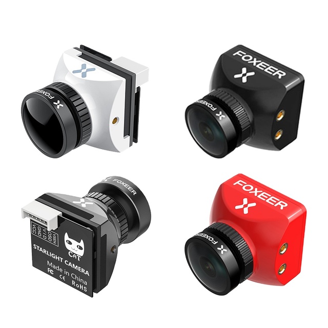 Foxeer Cat 3 Micro 19mm / Foxeer Cat 3 Mini 22mm FPV Camera Low Latency Low Noise 1200TVL 0.00001Lux FPV Night Camera
