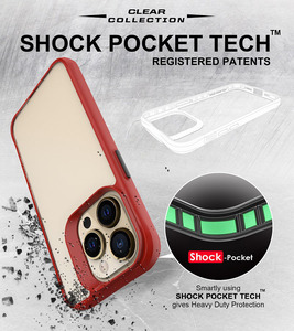 Custodia trasparente per telefono in TPU antiurto per <span class=keywords><strong>iPhone</strong></span> 16 15 14 Pro Max 13 12 <span class=keywords><strong>11</strong></span> <span class=keywords><strong>Cover</strong></span> rigida - Product Image 3