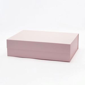 44*32cm Wholesale Cardboard Rigid Packaging Magnetic Flap Hamper Presentation <b>pink</b> <b>Gift</b> <b>Box</b> - Product Image 1