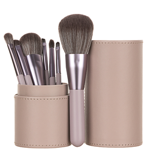 Nuevo Set de <span class=keywords><strong>Brochas</strong></span> de Maquillaje de 7 Piezas con Mango de Madera y Brocha Plana para Aplicación Facial - Kit de Belleza para Mujer - Product Image 1