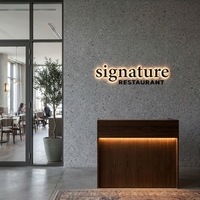 Letrero 3D con Letras de Canal, Letreros Iluminados 3D, Letrero Comercial Personalizado con Letras LED para Oficina de Empresa, Precio de Fábrica