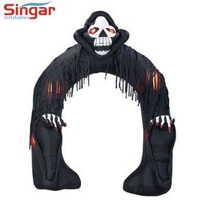 हेलोवीन आउटडोर सजावट घर मॉल सजावट inflatable विशाल मकड़ी प्रवेश द्वार तोरण सुरंग - Product Image 6