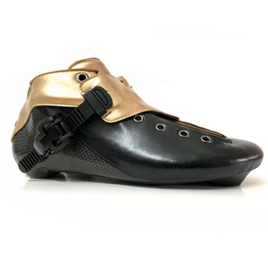 Patins à roulettes en ligne professionnels de haute qualité entièrement en fibre de carbone, faits à la main, avec empeigne en cuir - Product Image 4